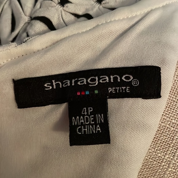 Sharagano fit and flare midi dress - size 4P - Picture 8 of 12